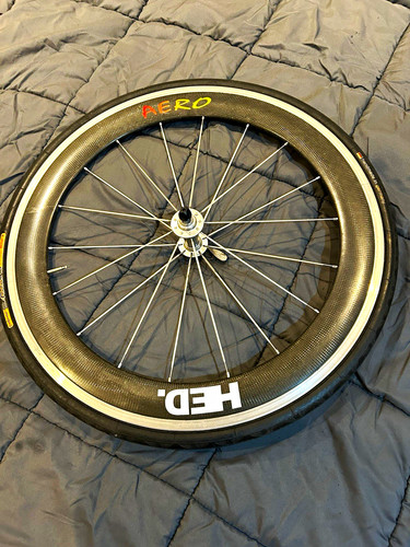 Hed aero carbon front wheel - front,